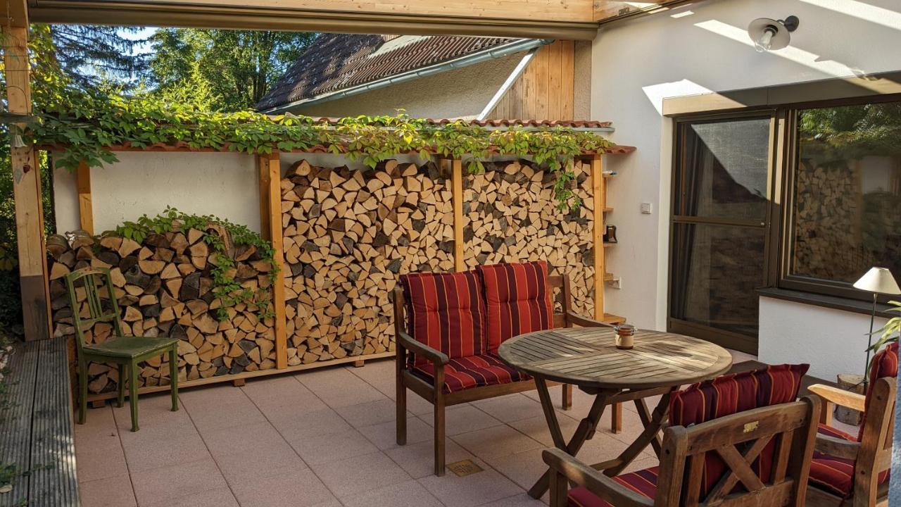 Ferienwohnung Am Hardtwald هايدنهايم ان دير بر المظهر الخارجي الصورة